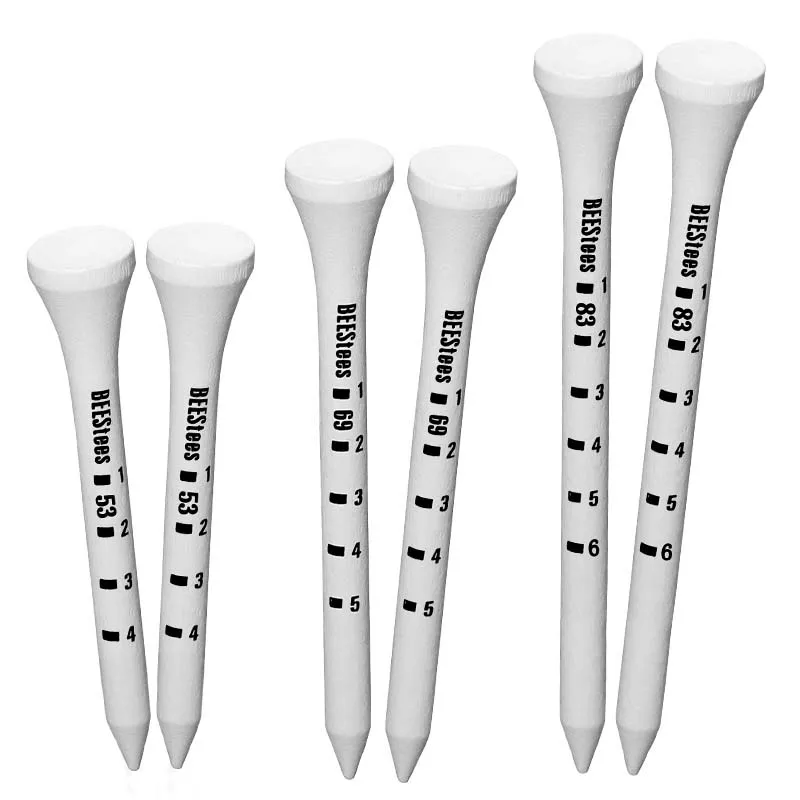 Custom Logo Natural Wood Bamboo Golf Tees Wholesale Manufacturer High Quality Golf Pegs