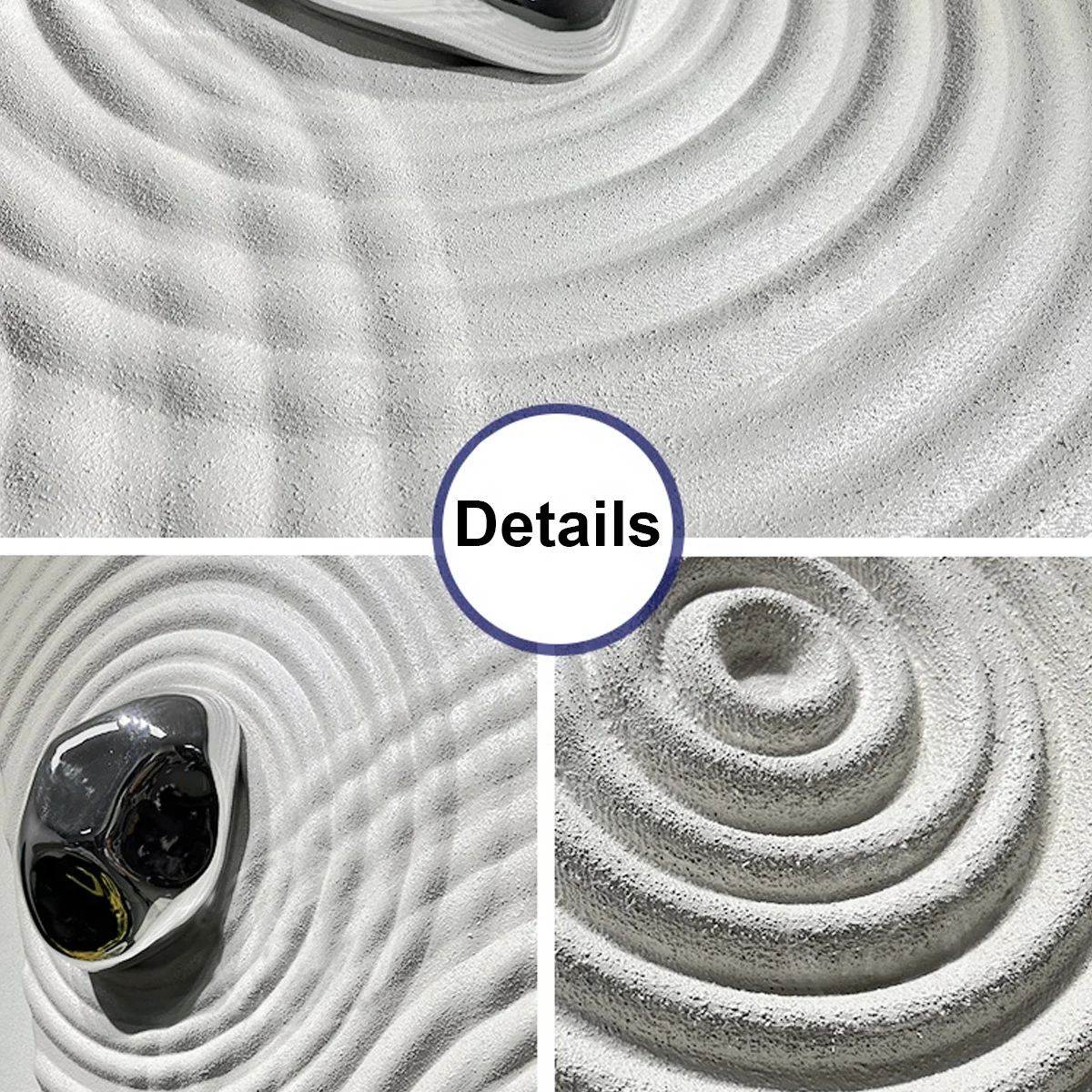 ripples Painting Wall Art Embossed 3d Decorative Painting carving wall decor Mixed Material Decor living room wall art