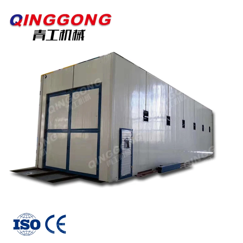 china customized metal steel alloy aluminium big workpieces sand blasting booth sandblasting room