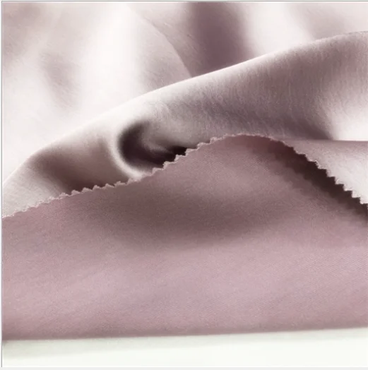 China new product wholesale Crepe heavy candy colours recycled satin fabric for home textile stocklot