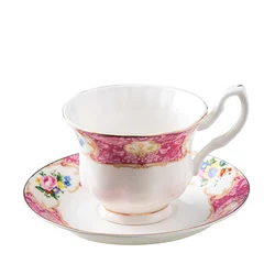 Vintage German Porcelain Ceramic Tea and Coffee Cup Set