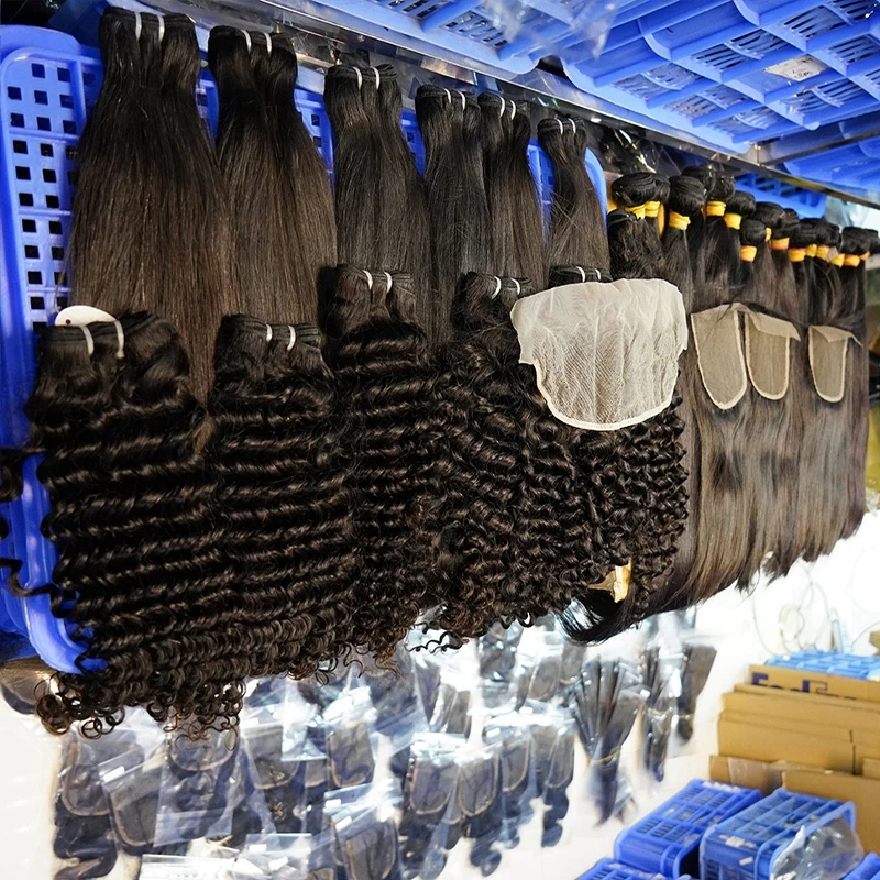 Hight Quality Wholesale Virgin Hair Vendors,Raw Virgin Brazilian Hair Products,100% Natural Human Hair Bundles With Closure