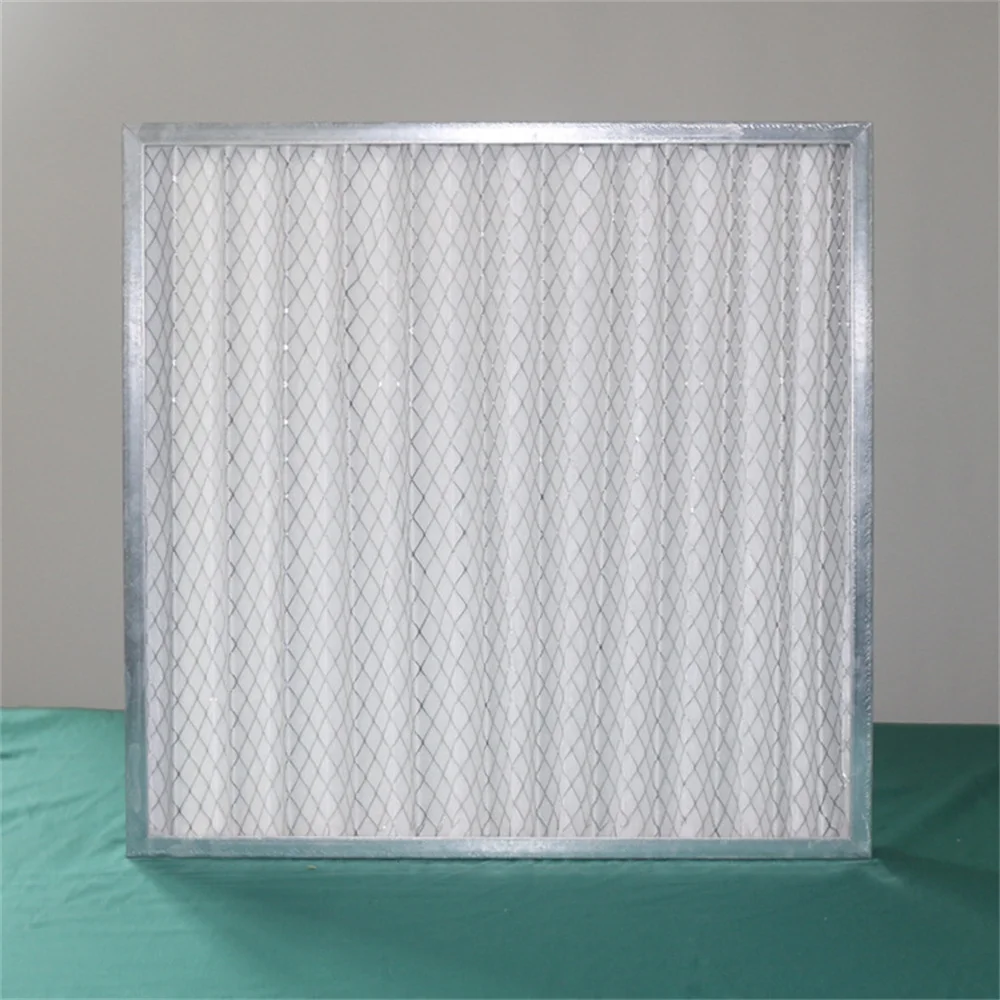 Custom Primary Filter G3 G4 hospital clean room air inlet washable panel prefilter polyester fiber cotton pleated air filter