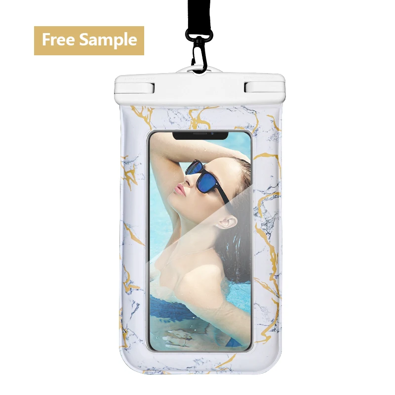 Sponge Floating PVC Waterproof Mobile Phone Bag Protective Cover Bicycle Swimming Drifting Mobile Phone Waterproof Bag