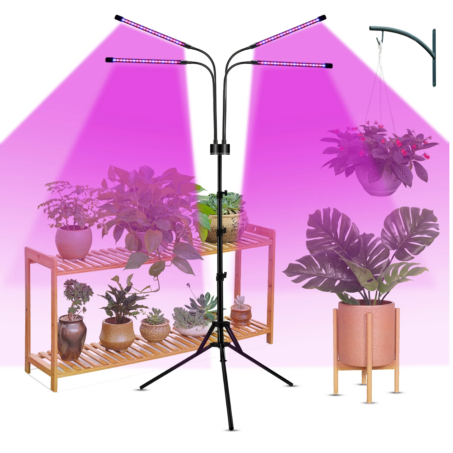 LED USB Growing Phyto Tripod Light Full Spectrum Flexible Clip Growing Lamp For Plants Seedling