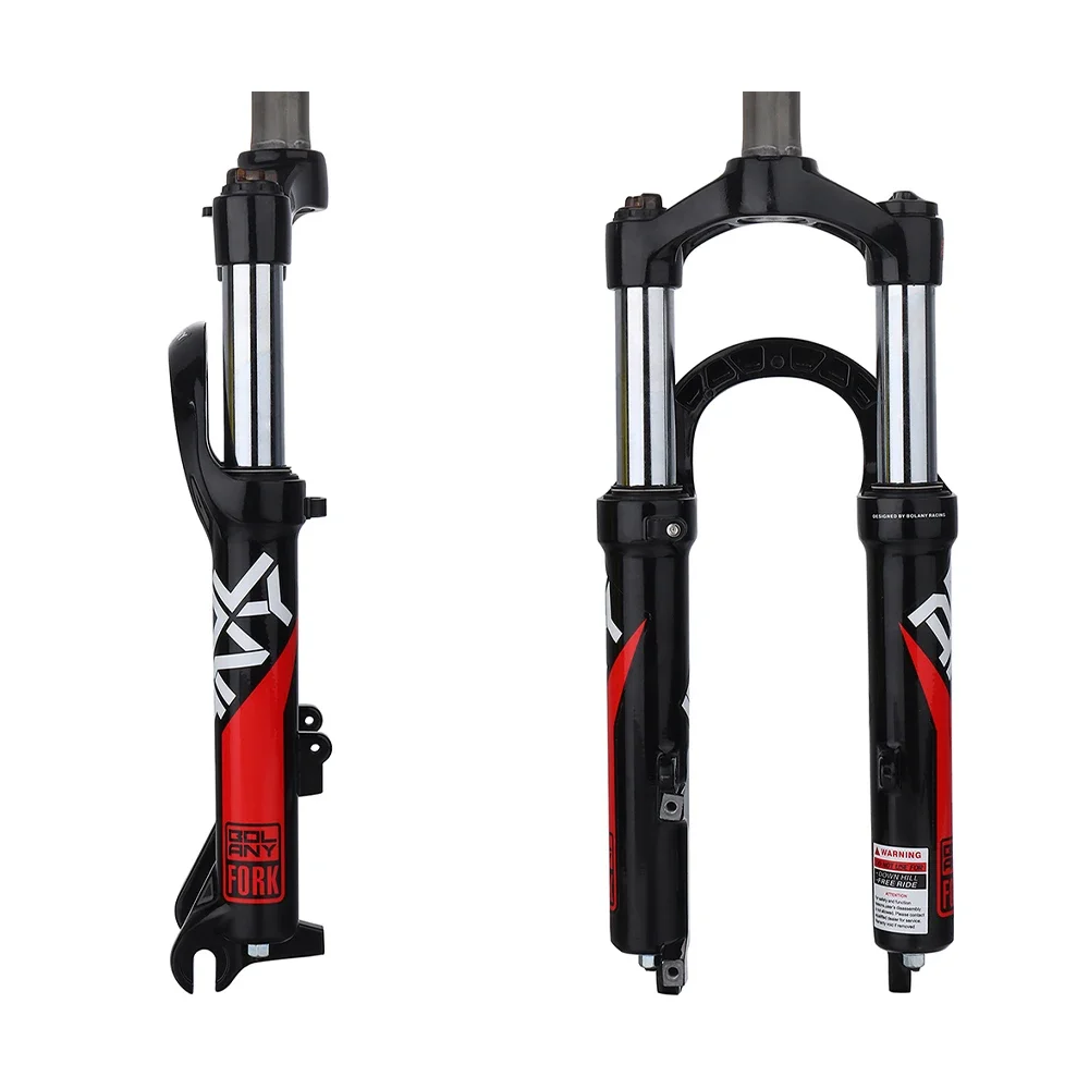 Bolany Folding Bike 20 Inch Suspension Fork Disc Brake BMX Kids Spring Forks Quick Release 9*100mm Accessories