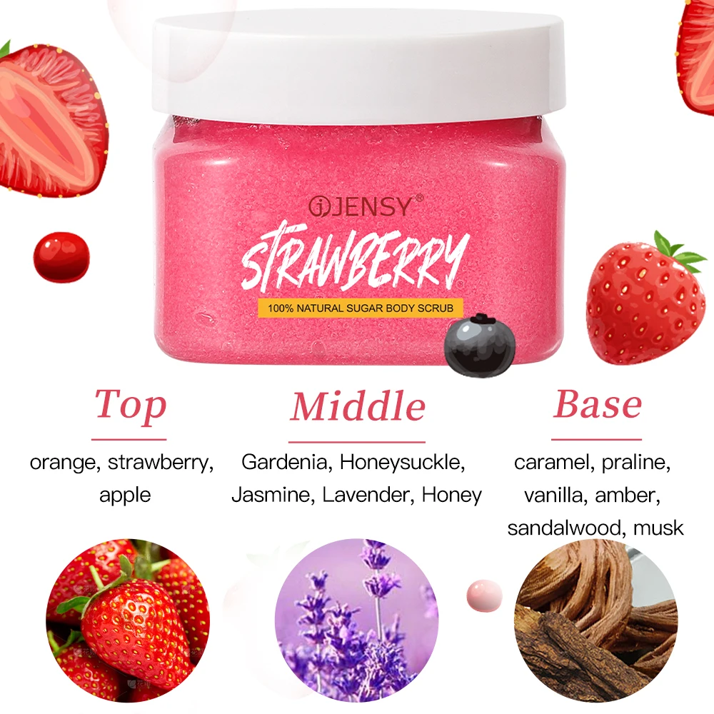 Manufacturers custom with logo vegan natural organic wholesale exfoliating whitening women scrubs sugar scrub foot body scrub