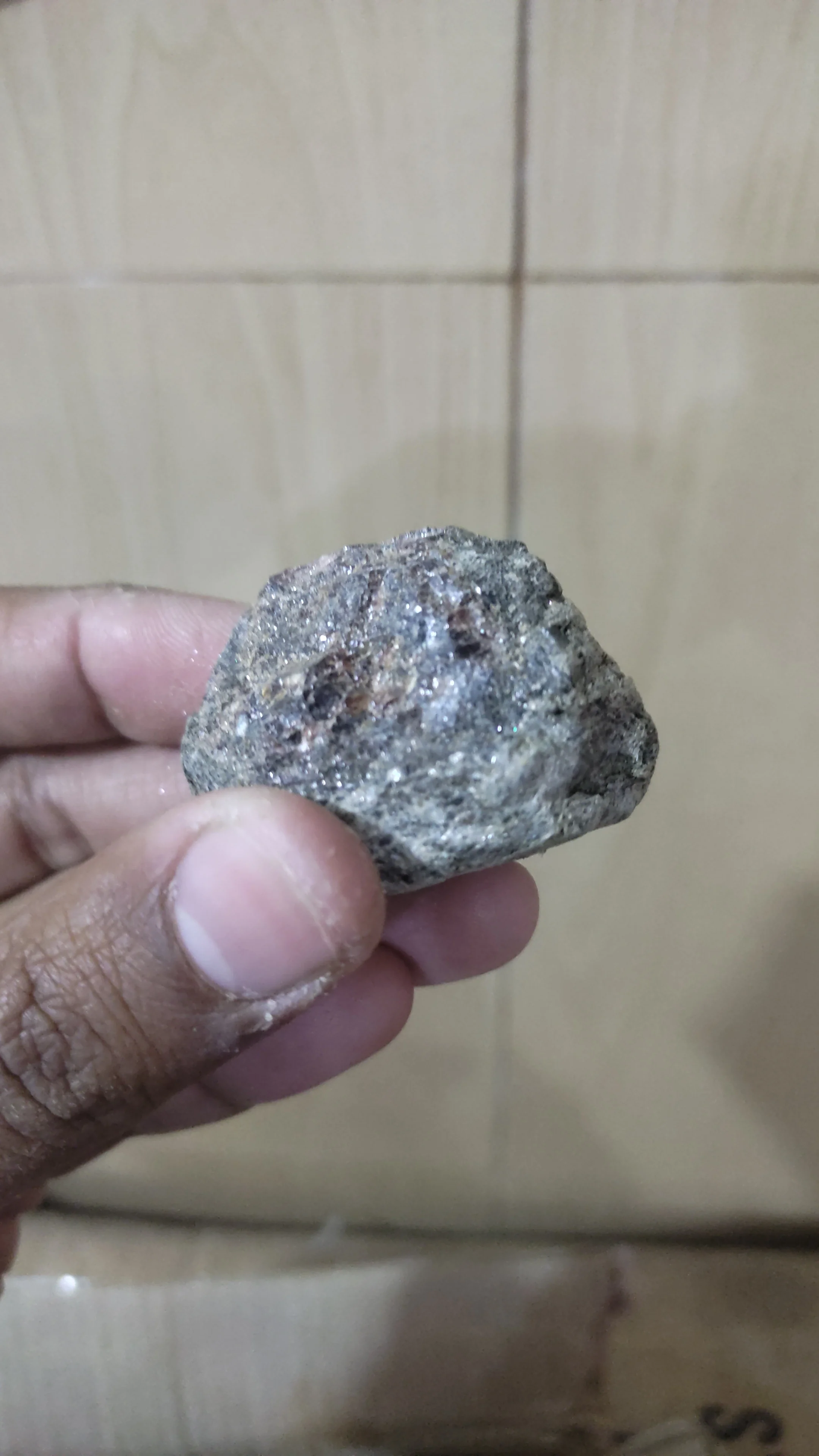 Original Natural Raw Ore Unique Corundum Ore Lump With Clear Quartz Crystal Mineral Specimen From Pakistan