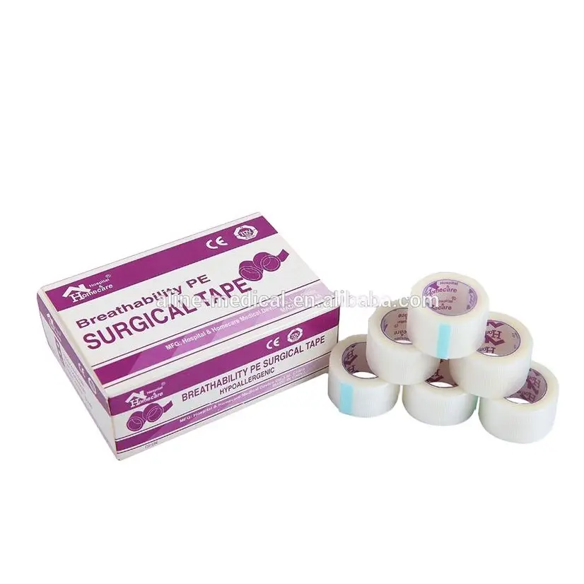 No side effects comfortable hospital home care transparent pe plaster medical tape