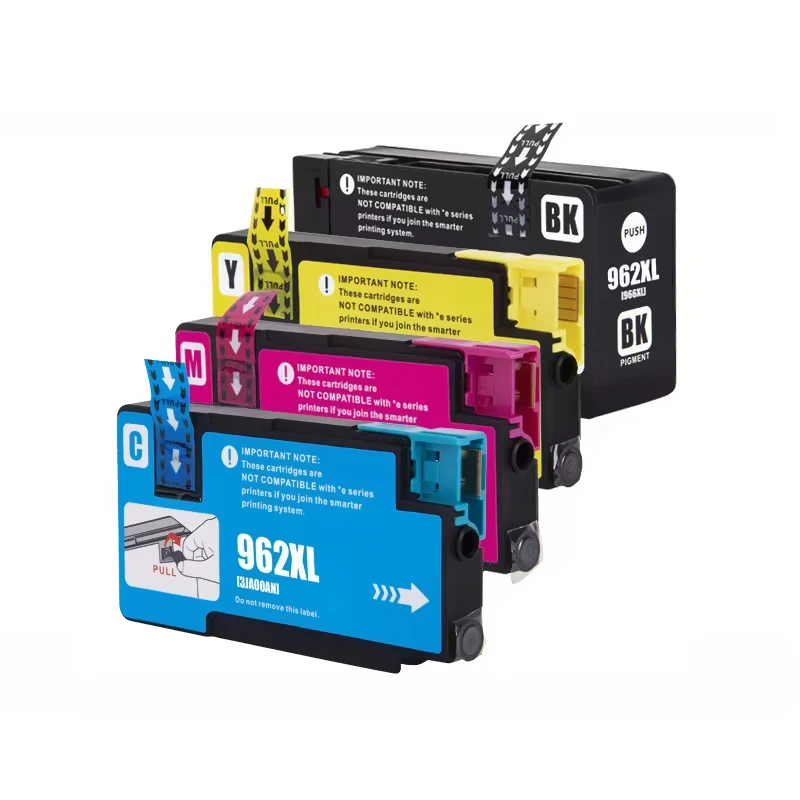 962XL 966XL 962 966 XL Восстановленный цветной струйный картридж для HP962 HP OfficeJet Pro 9015 9020