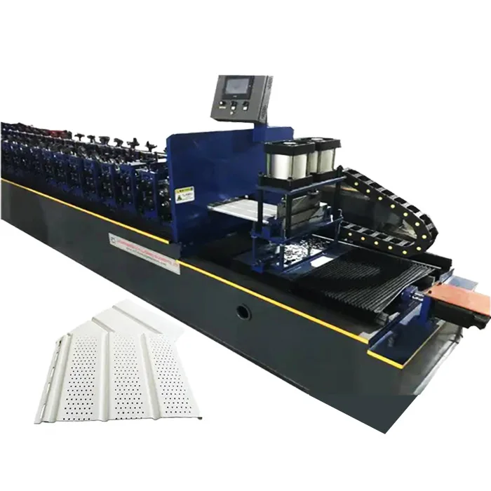 ZTRFM CE ISO Certificated USA Hot Sale Ceiling Panels Roll Forming Machine Soffit Aluminum Machine