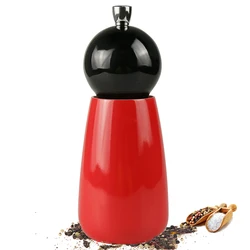 Mini wood original color wooden salt & pepper mills spice grinder