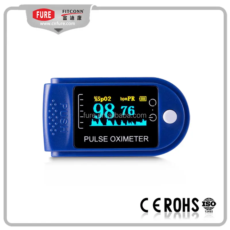 Factory OEM digital OLED display pulse oximeter for home