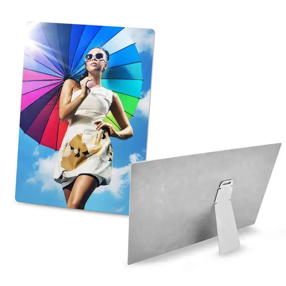 High Quality Printable Metal Sheet Customized Size 8x10inch 10x12inch Pure White Sublimation Blank Aluminum Sheet