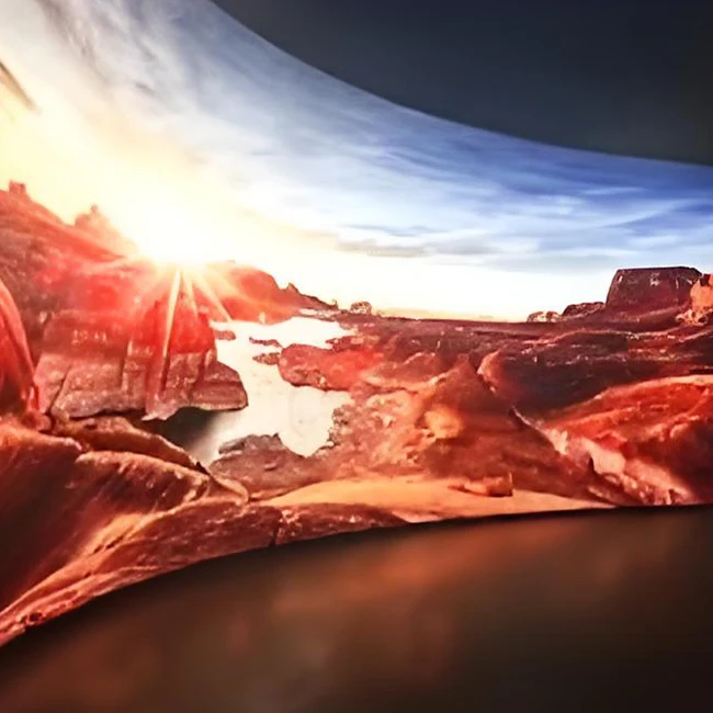 P4 Circle Flexible Display Led Video Screens Rollable Full Color Pixel Panel Soft Flexible Curved Led Display Screen panels