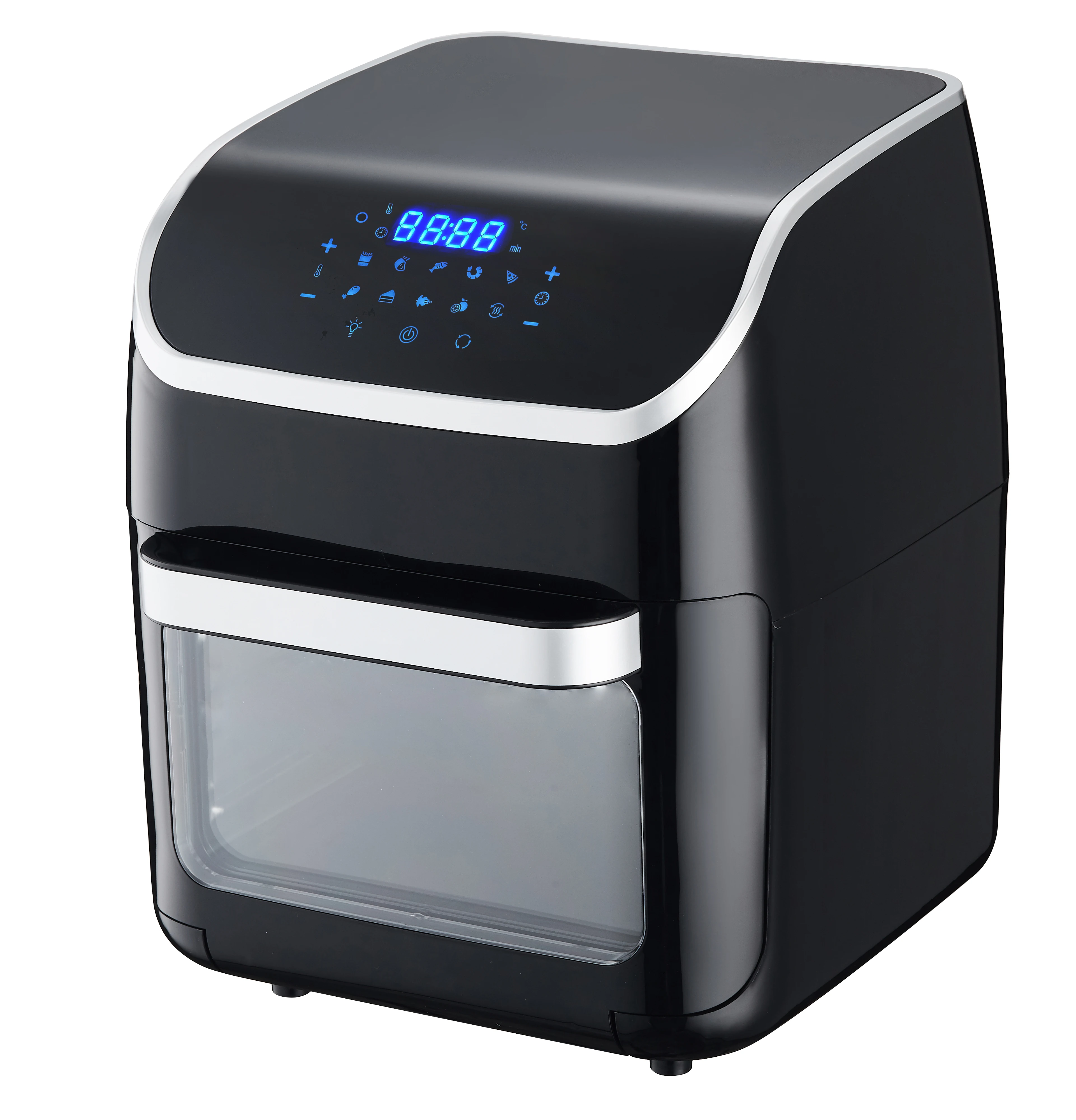 12L Liters capacity Digital air deep cooker fryer oven with air fryer accessories