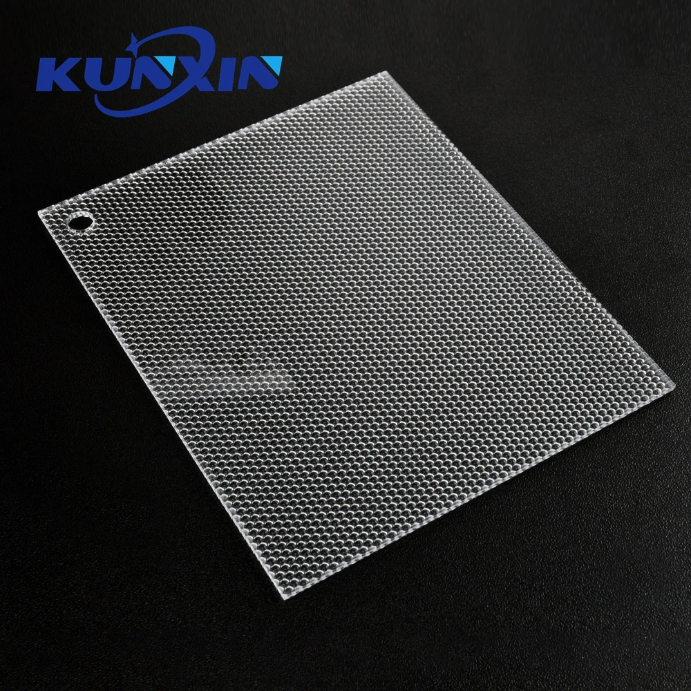 Kunxin Cuttable 1220x2440 1.5mm 2mm Translucent UGR Diffuser Honeycomb Acrylic Led Sheet