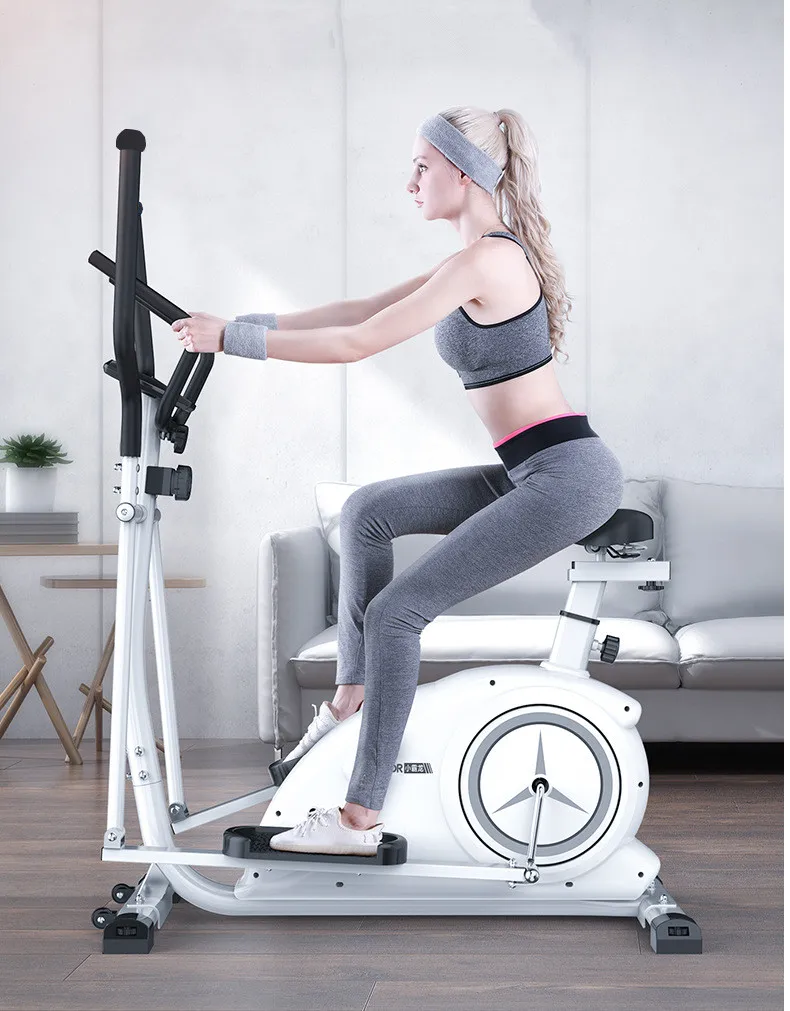 Hot Selling Office Gym Fitness Equipment Magnetic Elliptical machine with fly wheel  Bicycle with 8 Level Adjustments in stock