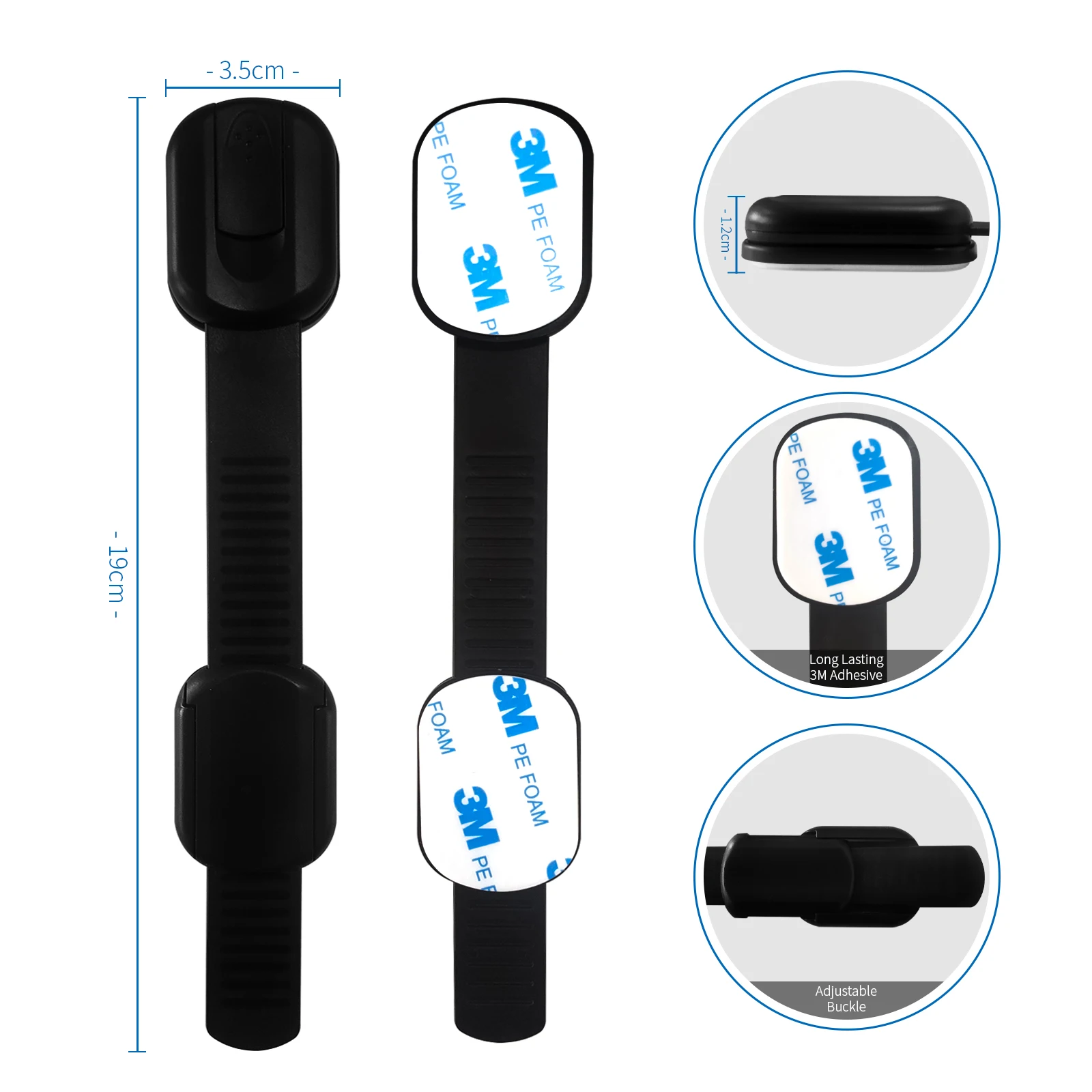 Factory Wholesale Adjustable Child Safety Drawers Cabinet Lock Baby Protect Child Safety Locks
