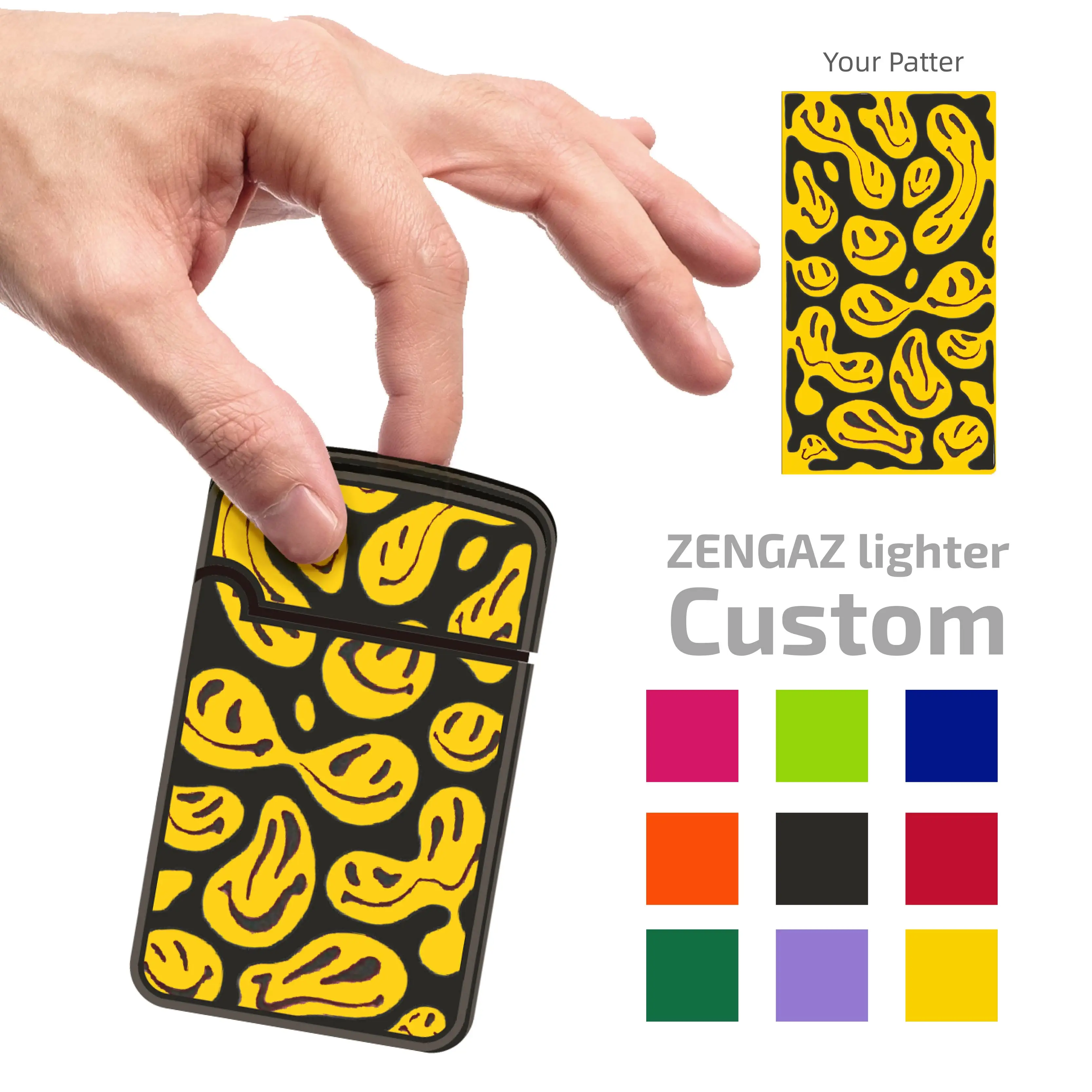 Gas Windproof Wholesale Gas Fire Tobacco Cigar Smoking Customized Logo Design Lighter