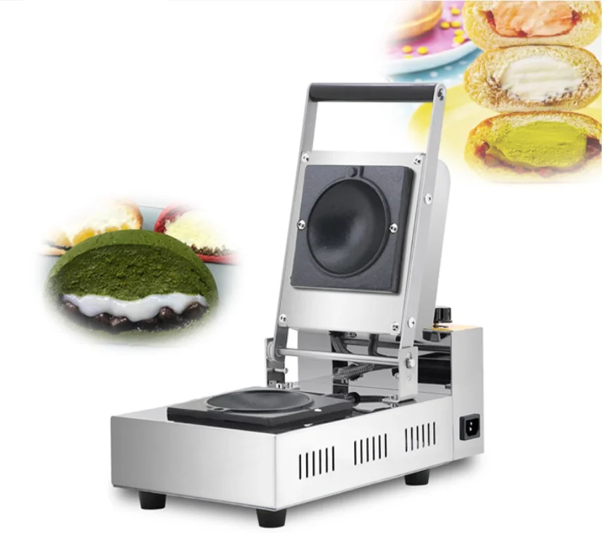 Electric Ice Cream Waffle Machine Gelato Panini Press Maker ice cream Sandwich Machine