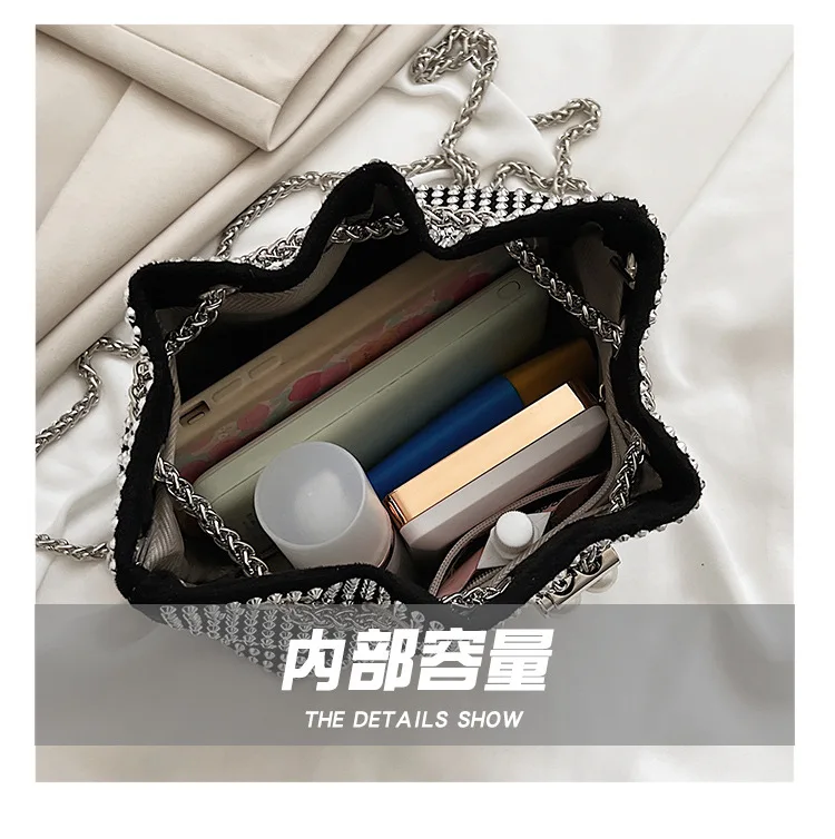 ZHUIYU cheap Price new fashion female Chain Pearl bag Wedding Purses Evening clutch handBag bucket bag supplier for women