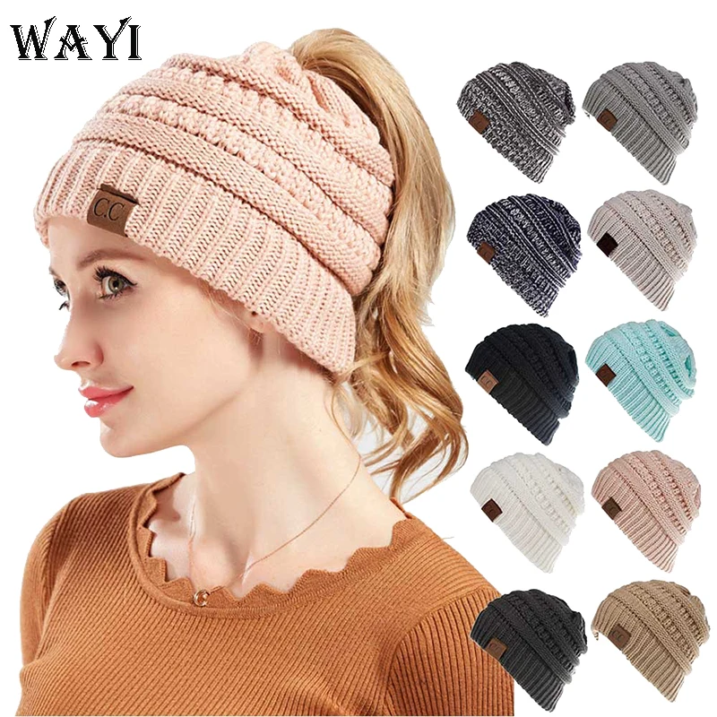 Luxury Designer C Trendy Warm Chunky Soft Stretch Cable Knit Beanie Skully Hat Character Pattern for Travel