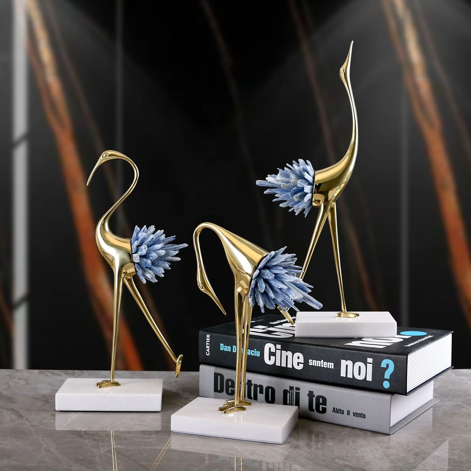 Hot Sale Creative Decor Living Room Contemporary Modern Ornaments Luxury Decorations For Home