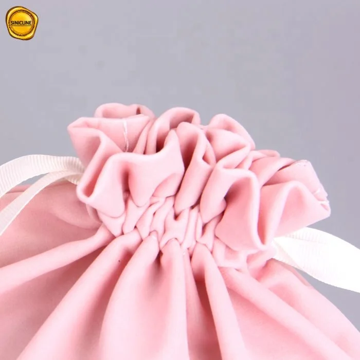 Sinicline уход за кожей мягкая на ощупь упаковка одежды пользовательский бренд Логотип Печатный бархатный чехол