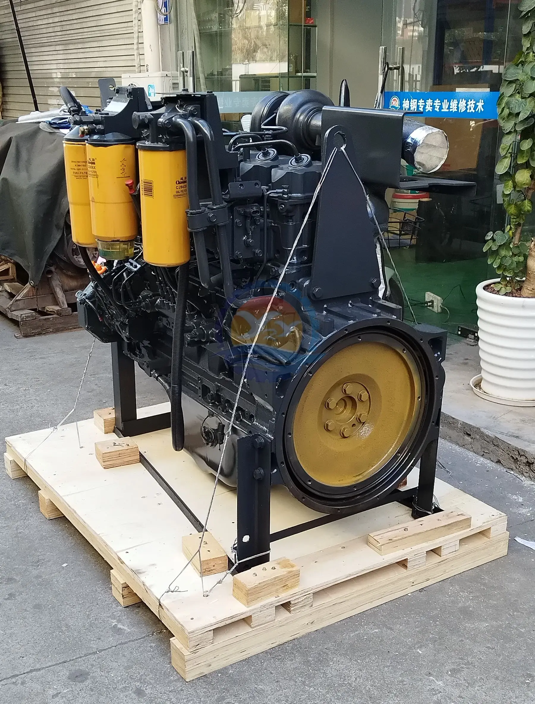 6D125 Engine Diesel 6D125 Engine Motor 6D125 Engine Assy For PC400-7 PC400-8 Excavator Parts