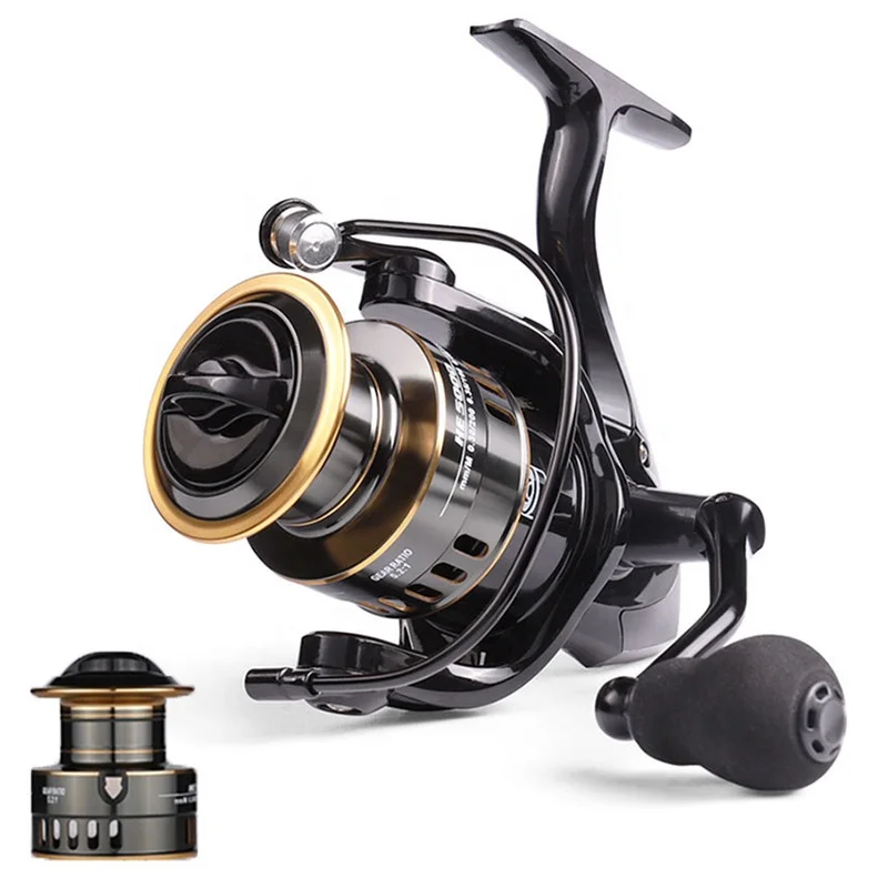 Spinning Fishing Reel Max Drag 12KG Metal Spool High Speed Carp Fishing Reel Spinning Sea Saltwater Reel
