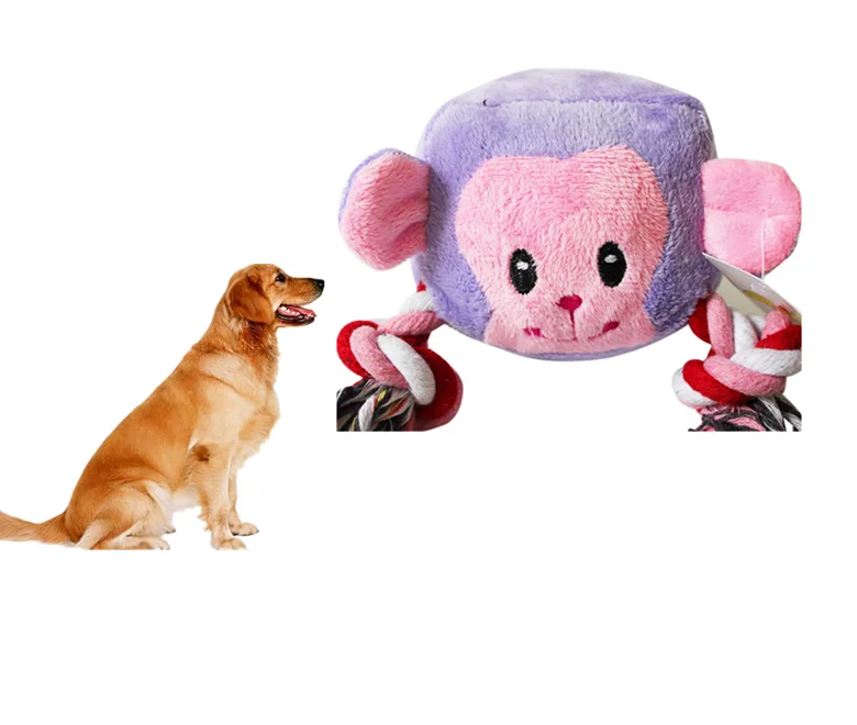 
Pet toys free samples Mahjong Monkey for dog ,pet product realistic plush toy dog 