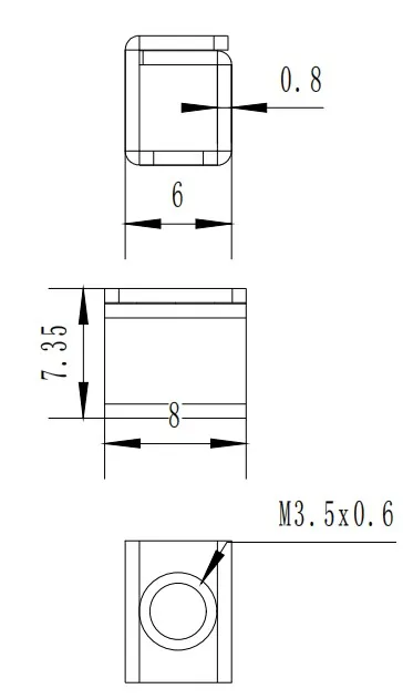Hot selling gl-6258 electric energy meter circuit breaker wall switch accessory screw terminal fastener environmental protection