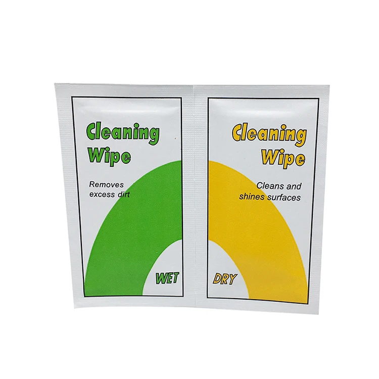 Wholesale Screen Cleaning Wipes Individual Wrapped Pre-Moistened Glass Cleaner Wipes