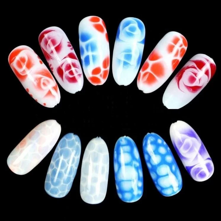 blooming water Effect Hot Sell Marble Gel Polish Water Ink Pigment Color Nails