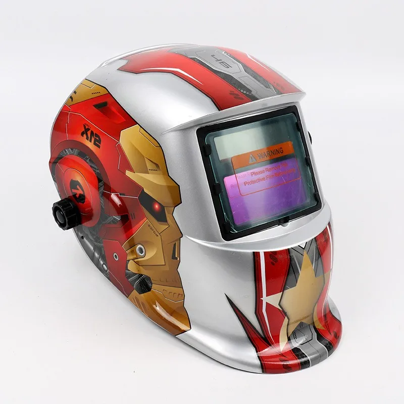 Adjustment Auto Darkening Welding Helmet Combined LED headlights welding mask