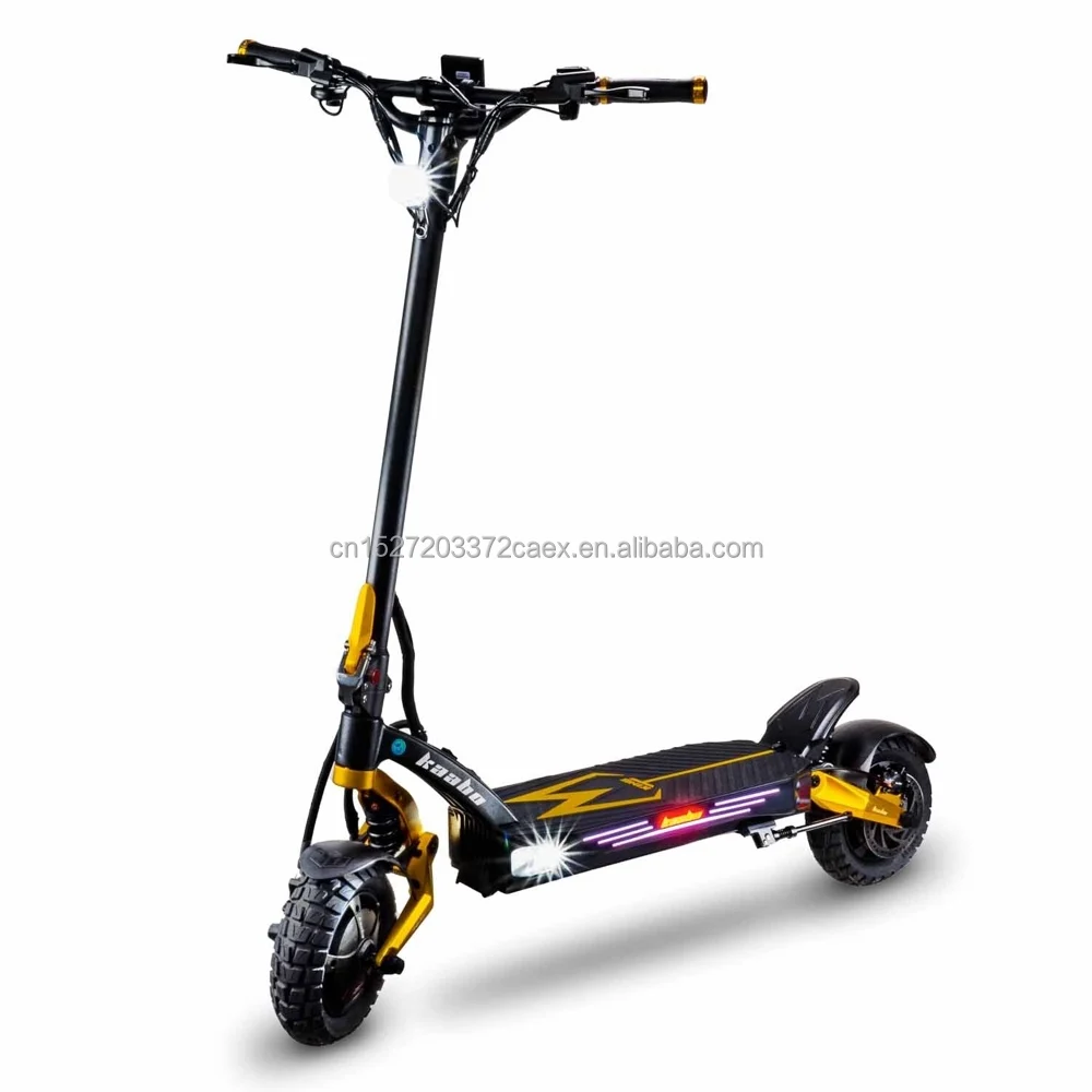 Электрический скутер Kaabo Mantis King GT 2200 Вт 60 В 24 Ач TFT синусоидальный сигнал двойной мотор скейтборд мощный складной для взрослых