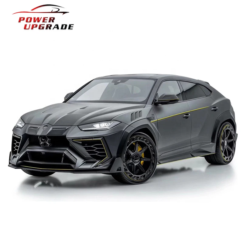 M Style Dry Carbon Fiber Car Bumper Rear Engine Hood Rear Spoiler Full Body Kit For Lamborghini URUS