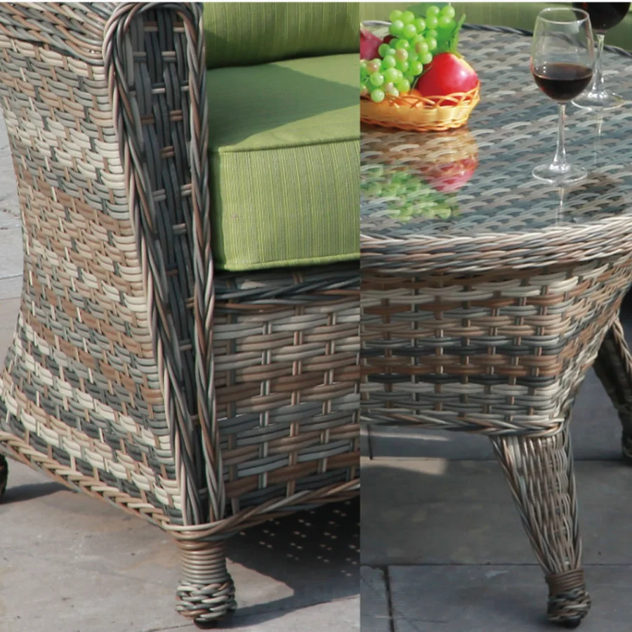 Fashion rattan chair set wicker garden chair set outdoor hotel furniture sofa set
