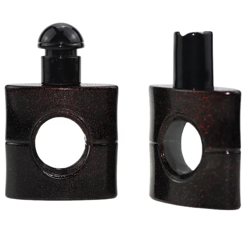 100ml 30ml custom made black high quality perfume glass bottle for men