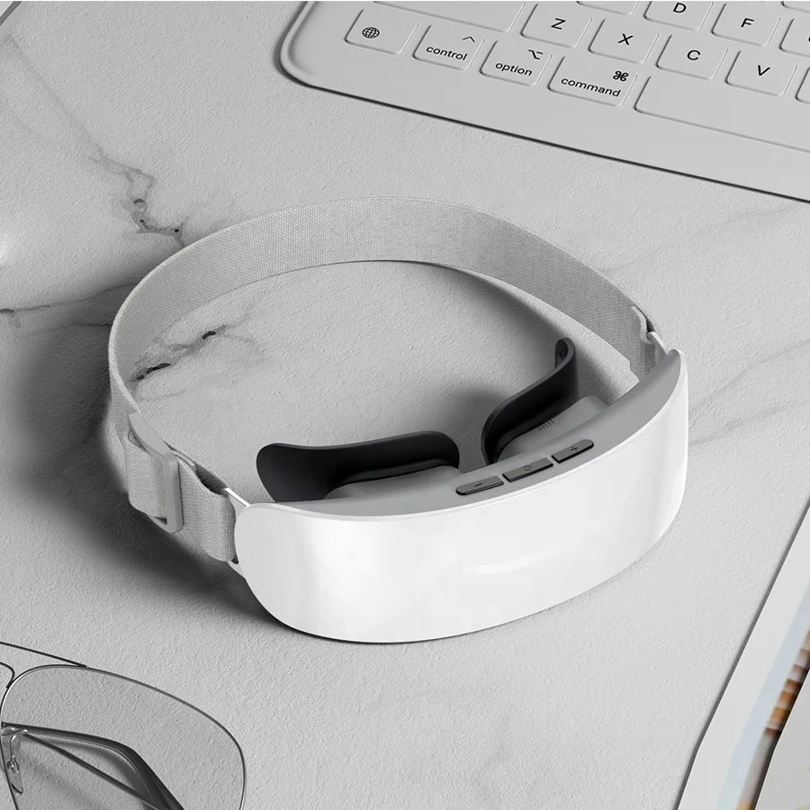 Wireless Electric EMS Tens Pulse Physiotherapy Eye Mask Vibration Eye Massager Vision Training Rechargeable Eye Massager
