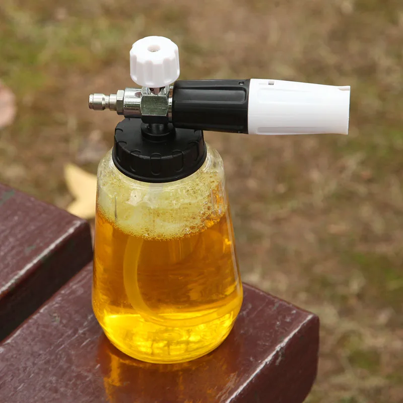 Заводская оптовая продажа, Снежная прозрачная пушка, никелевая пластина, прозрачная пенная насадка