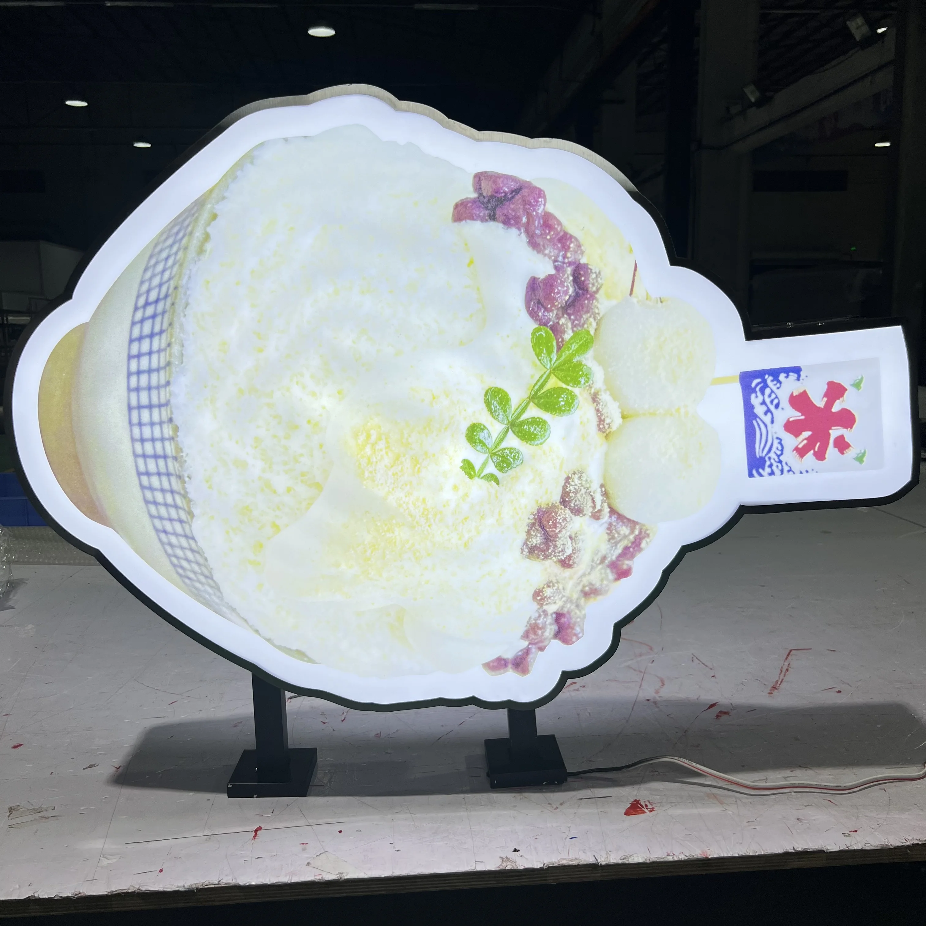 Новый продукт на заказ наружный светодиодный световой короб для вывесок магазин настенный рекламный светильник вывески