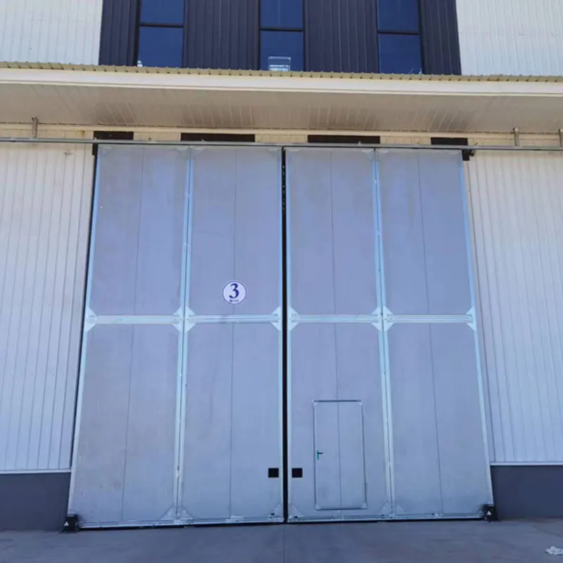 Custom High Quality workshop warehouse high speed industrial flat door