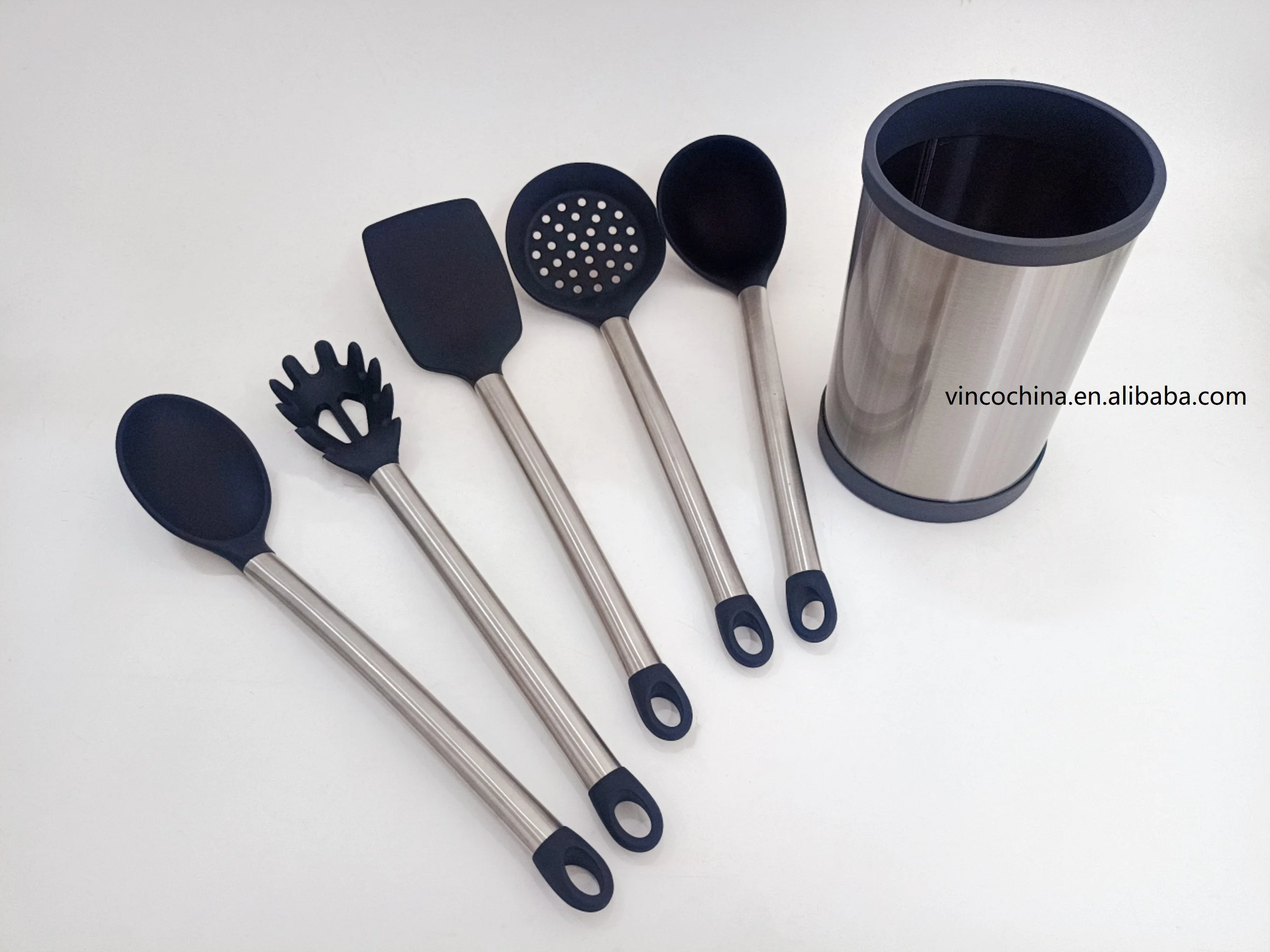Factory Wholesale High Quality Stainless Steel Tableware Storage Rack Kitchen Utensil Storage Holder