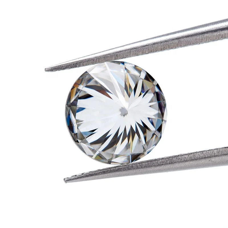 Wholesale Manufacturer GRA Lab Created Gemstone Jewelry Making Available VVS1 DEF White 16Hearts 16Arrows Round Loose Moissanite