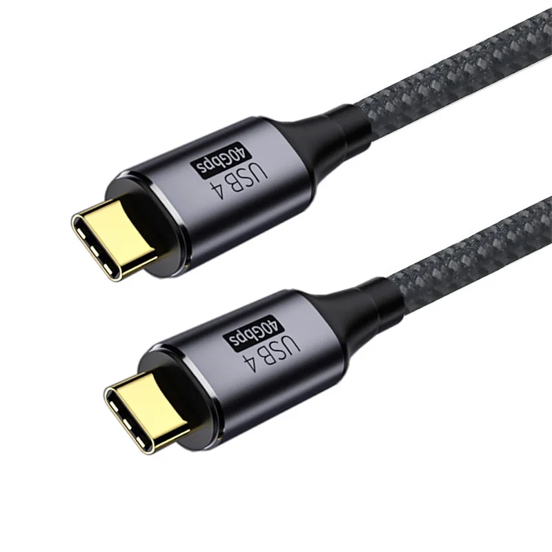 USB4.0 Thunderbolt 3 8K@60Hz Cable 40Gbps Data Cable PD 100W 5A Fast Charging USB Type C to Type C Cable For Macbook Pro