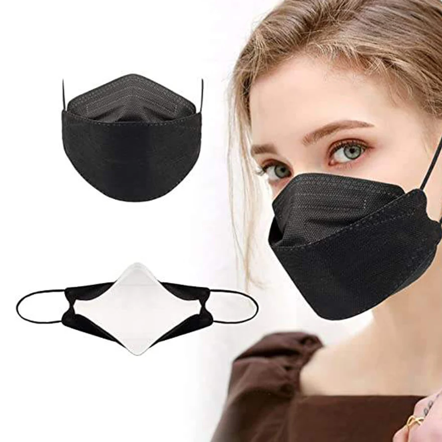 Yi-Ya Nonwoven Adult 4 Layers Facemask Disposable kn95mask cubrebocas Korea mascarilla Kf94 masks Kf94Mask Kf 94 Mask Face