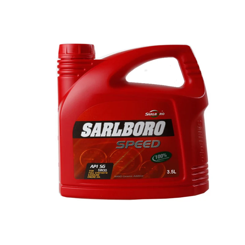 Sarlboro бренды светящиеся Высокая производительность бензин полностью синтетический машинное масло 10w30