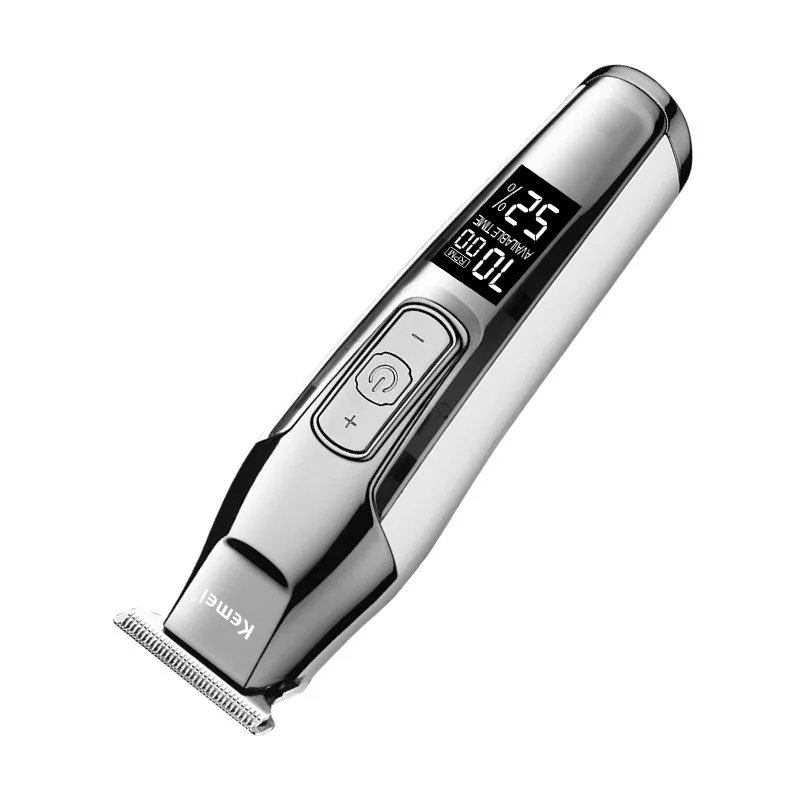 
Kemei KM 5027 3 In 1 Professional Hair Trimmers Rechargeable 0mm Baldheaded Hair Trimmers Barber Haircut Machine with USB Cable 